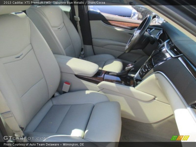 Sapphire Blue Metallic / Shale/Cocoa 2013 Cadillac XTS Premium FWD