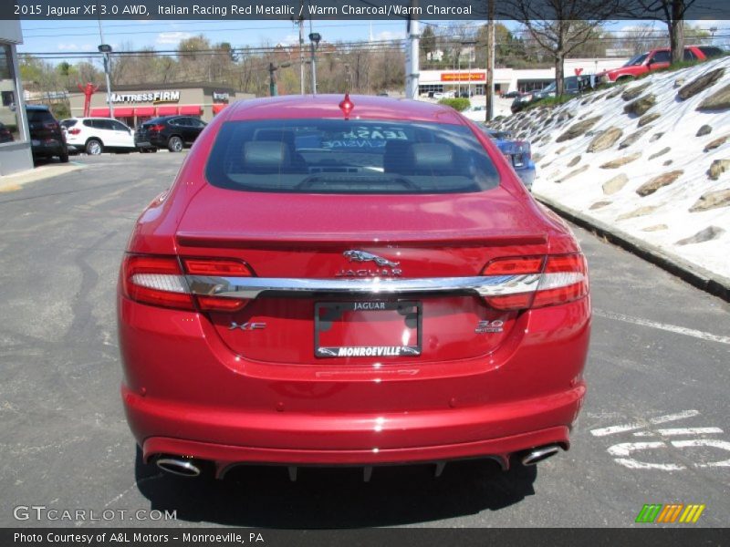 Italian Racing Red Metallic / Warm Charcoal/Warm Charcoal 2015 Jaguar XF 3.0 AWD