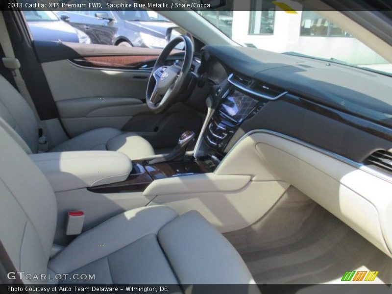 Sapphire Blue Metallic / Shale/Cocoa 2013 Cadillac XTS Premium FWD