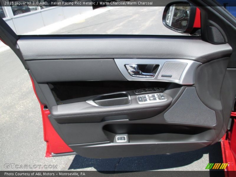 Italian Racing Red Metallic / Warm Charcoal/Warm Charcoal 2015 Jaguar XF 3.0 AWD