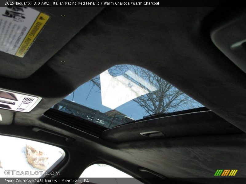 Italian Racing Red Metallic / Warm Charcoal/Warm Charcoal 2015 Jaguar XF 3.0 AWD