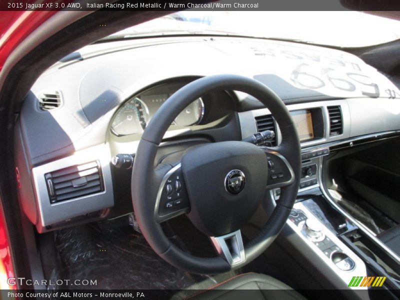 Italian Racing Red Metallic / Warm Charcoal/Warm Charcoal 2015 Jaguar XF 3.0 AWD