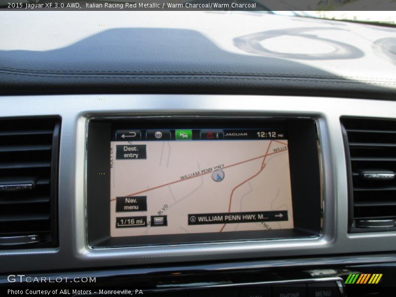 Italian Racing Red Metallic / Warm Charcoal/Warm Charcoal 2015 Jaguar XF 3.0 AWD