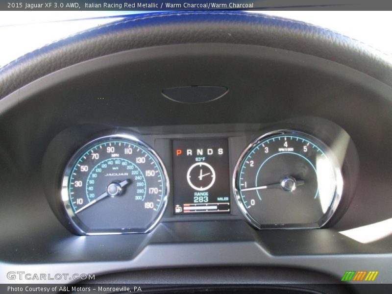 Italian Racing Red Metallic / Warm Charcoal/Warm Charcoal 2015 Jaguar XF 3.0 AWD