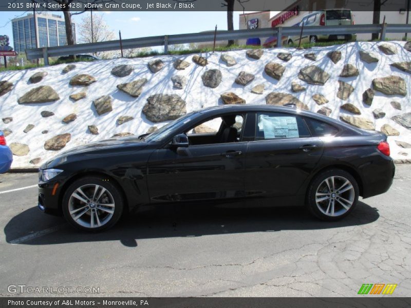Jet Black / Black 2015 BMW 4 Series 428i xDrive Gran Coupe