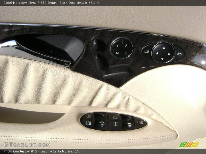 Black Opal Metallic / Stone 2006 Mercedes-Benz E 350 Sedan
