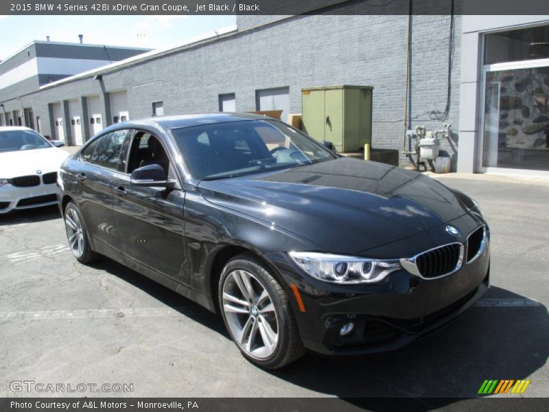 Jet Black / Black 2015 BMW 4 Series 428i xDrive Gran Coupe