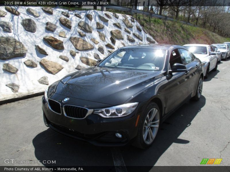 Jet Black / Black 2015 BMW 4 Series 428i xDrive Gran Coupe