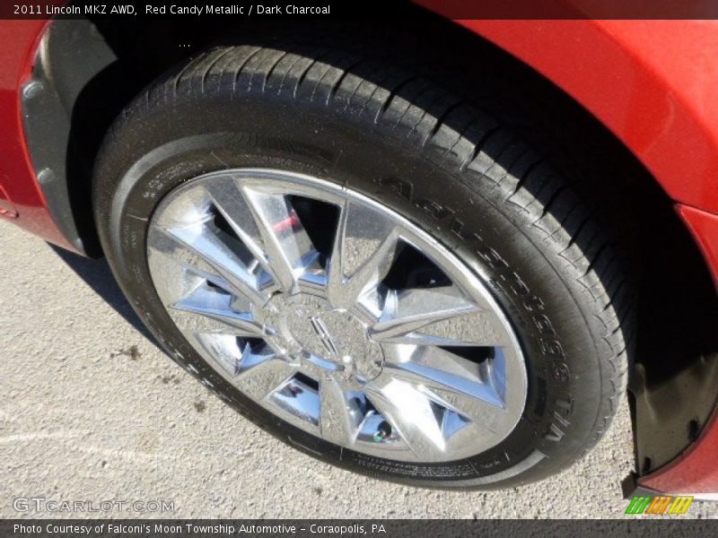 Red Candy Metallic / Dark Charcoal 2011 Lincoln MKZ AWD
