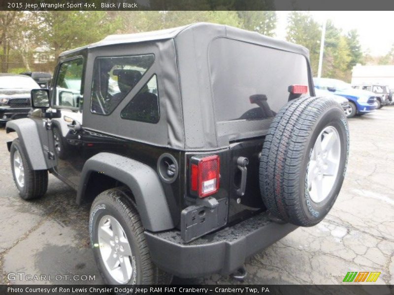 Black / Black 2015 Jeep Wrangler Sport 4x4