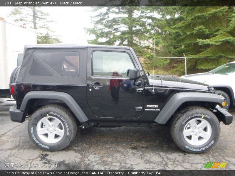Black / Black 2015 Jeep Wrangler Sport 4x4