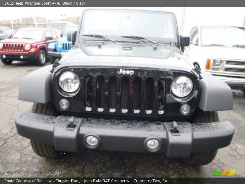 Black / Black 2015 Jeep Wrangler Sport 4x4