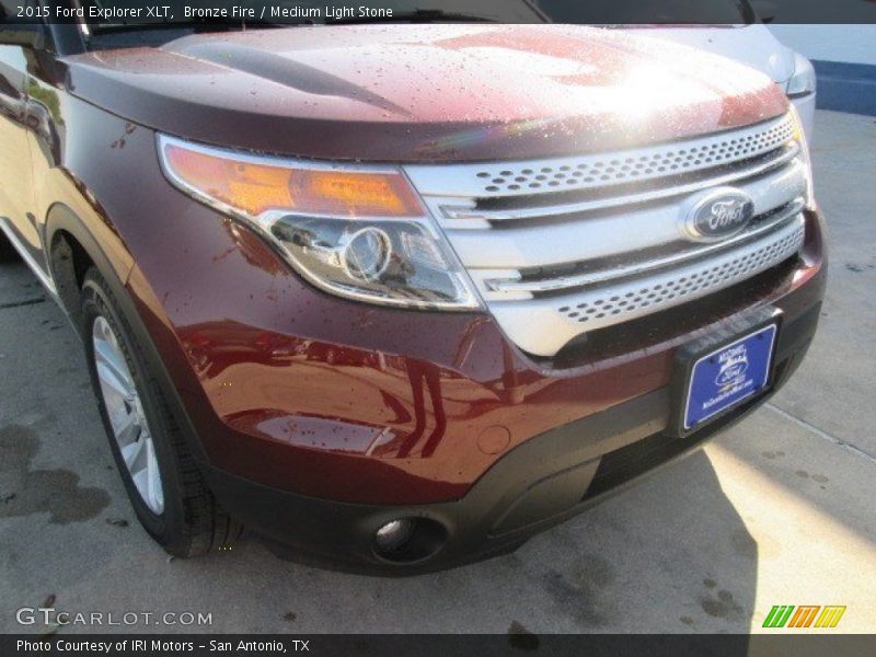 Bronze Fire / Medium Light Stone 2015 Ford Explorer XLT