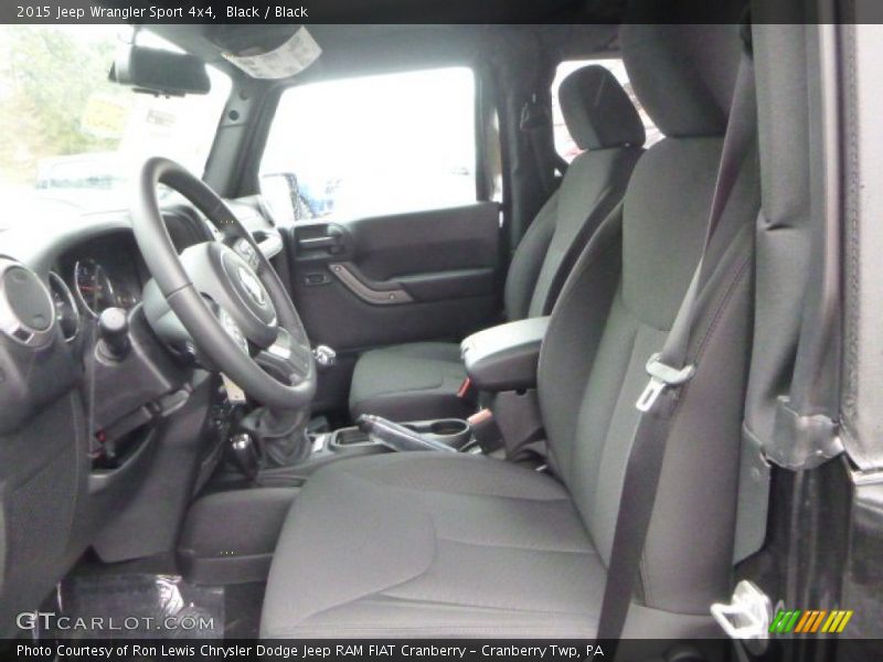 Black / Black 2015 Jeep Wrangler Sport 4x4