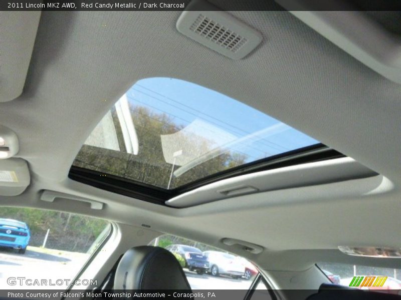 Red Candy Metallic / Dark Charcoal 2011 Lincoln MKZ AWD