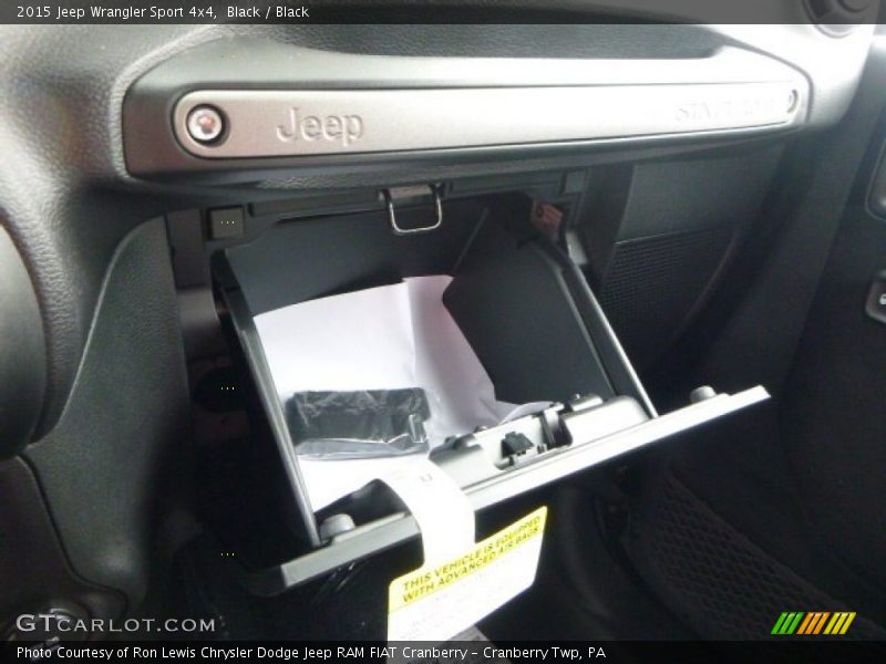 Black / Black 2015 Jeep Wrangler Sport 4x4