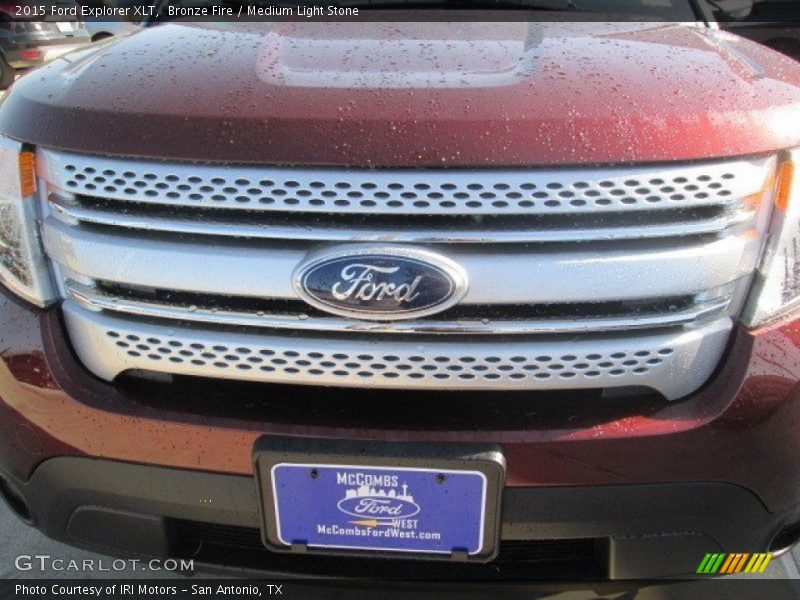 Bronze Fire / Medium Light Stone 2015 Ford Explorer XLT