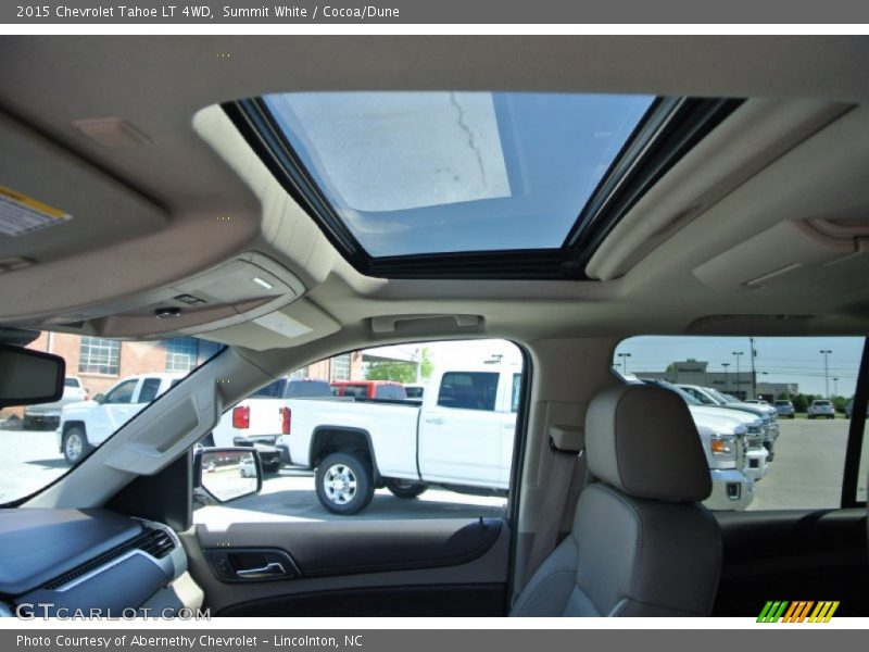 Summit White / Cocoa/Dune 2015 Chevrolet Tahoe LT 4WD