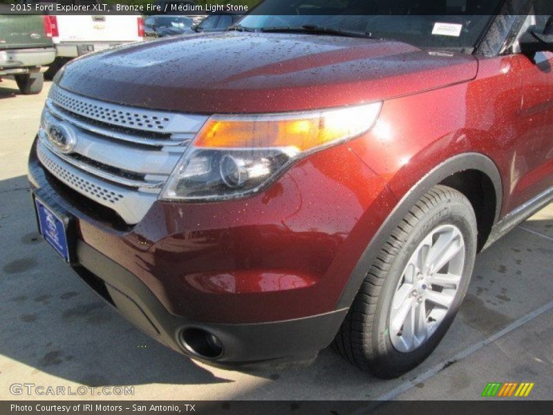 Bronze Fire / Medium Light Stone 2015 Ford Explorer XLT