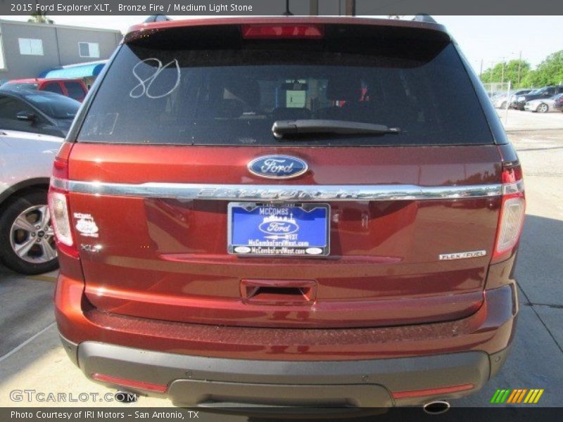 Bronze Fire / Medium Light Stone 2015 Ford Explorer XLT