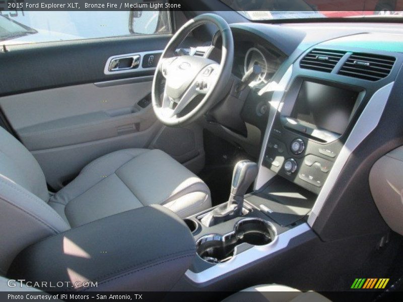 Bronze Fire / Medium Light Stone 2015 Ford Explorer XLT