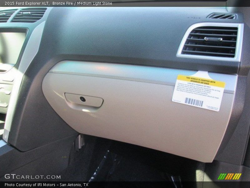 Bronze Fire / Medium Light Stone 2015 Ford Explorer XLT