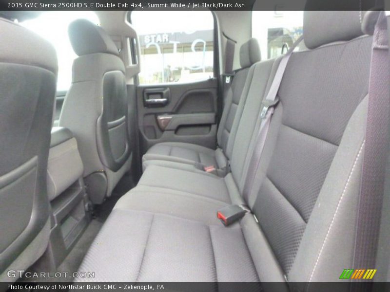 Summit White / Jet Black/Dark Ash 2015 GMC Sierra 2500HD SLE Double Cab 4x4