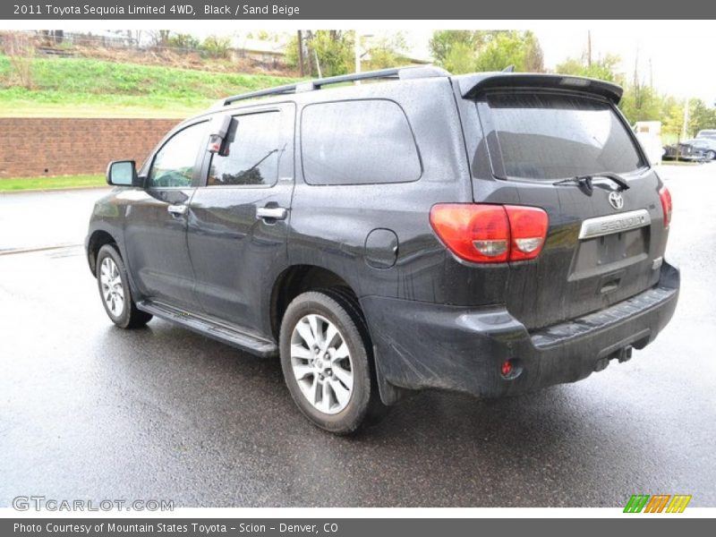 Black / Sand Beige 2011 Toyota Sequoia Limited 4WD
