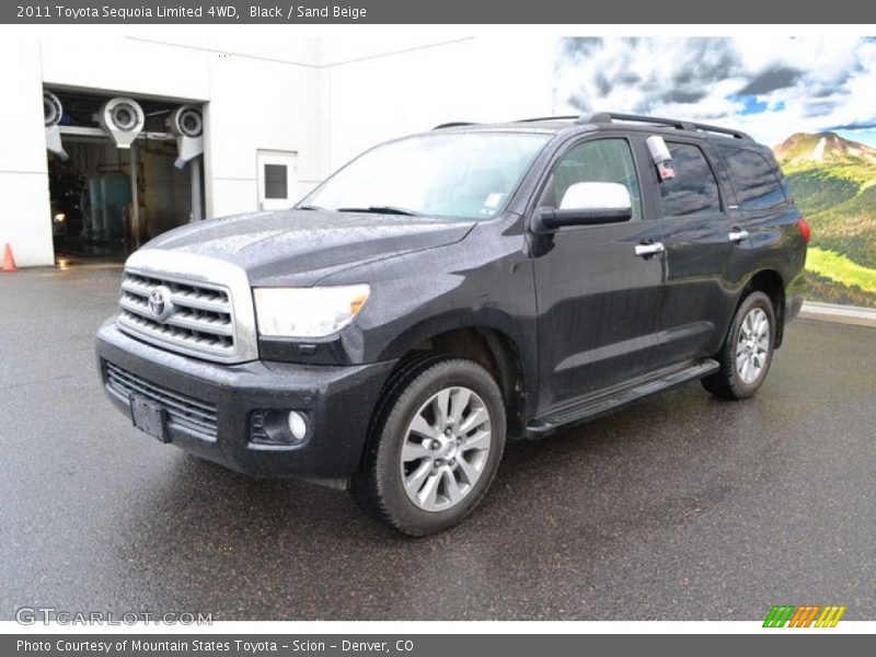 Black / Sand Beige 2011 Toyota Sequoia Limited 4WD