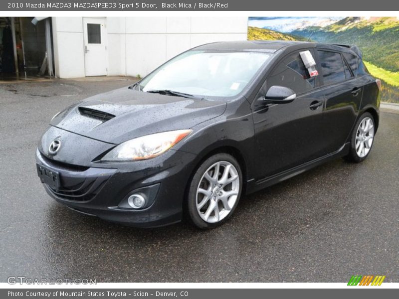Black Mica / Black/Red 2010 Mazda MAZDA3 MAZDASPEED3 Sport 5 Door