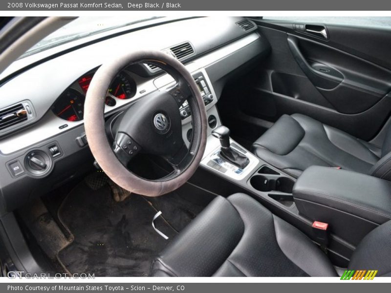 Deep Black / Black 2008 Volkswagen Passat Komfort Sedan
