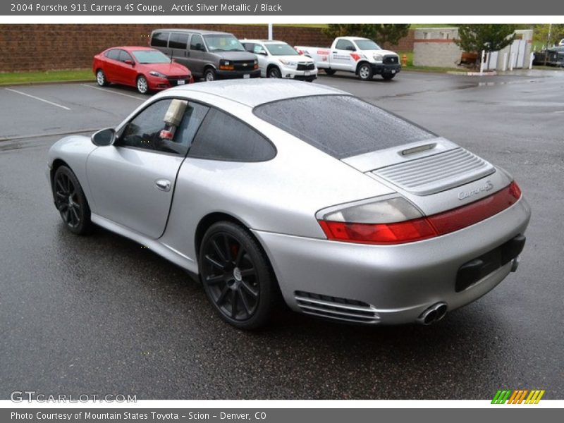 Arctic Silver Metallic / Black 2004 Porsche 911 Carrera 4S Coupe