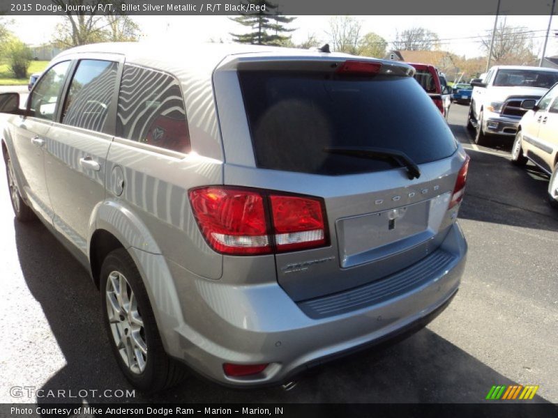 Billet Silver Metallic / R/T Black/Red 2015 Dodge Journey R/T