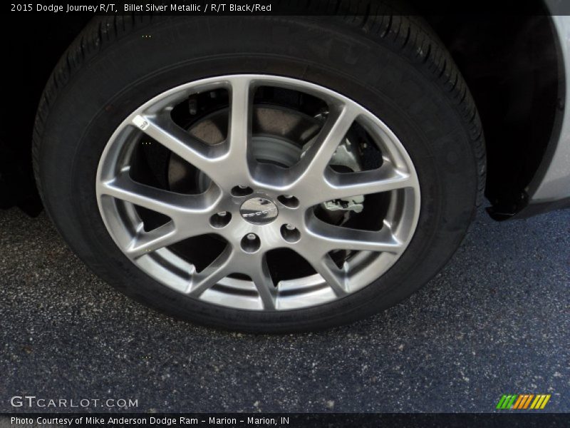 Billet Silver Metallic / R/T Black/Red 2015 Dodge Journey R/T