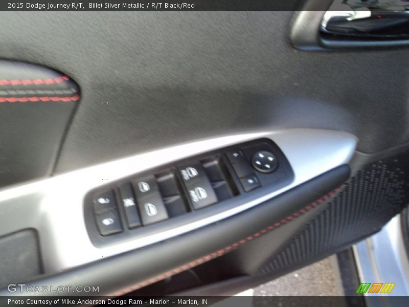 Billet Silver Metallic / R/T Black/Red 2015 Dodge Journey R/T
