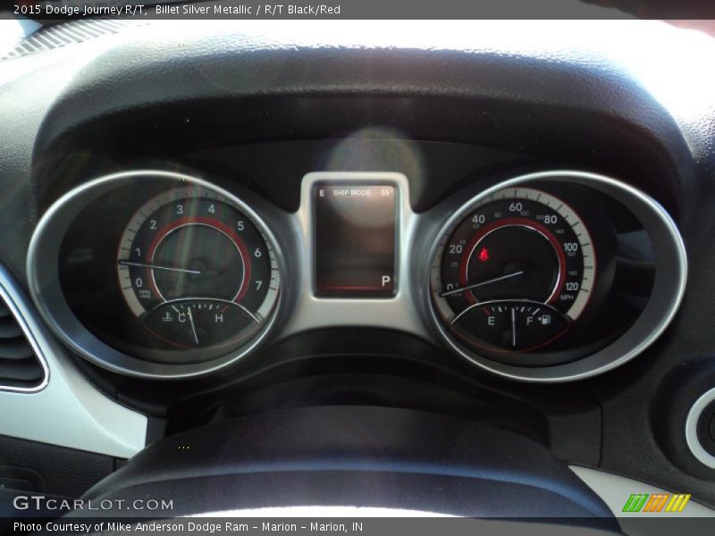 Billet Silver Metallic / R/T Black/Red 2015 Dodge Journey R/T