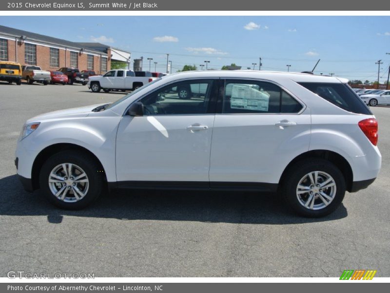 Summit White / Jet Black 2015 Chevrolet Equinox LS