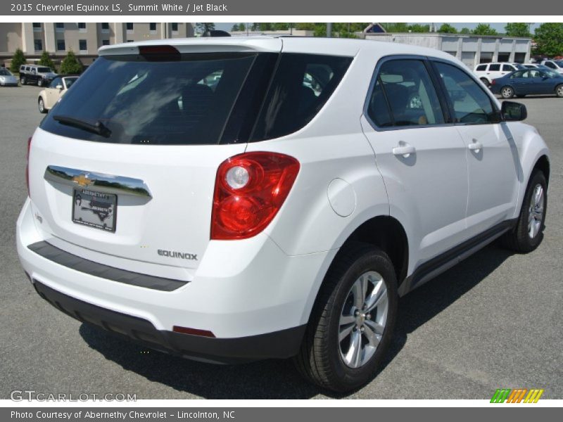 Summit White / Jet Black 2015 Chevrolet Equinox LS