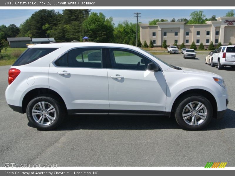 Summit White / Jet Black 2015 Chevrolet Equinox LS