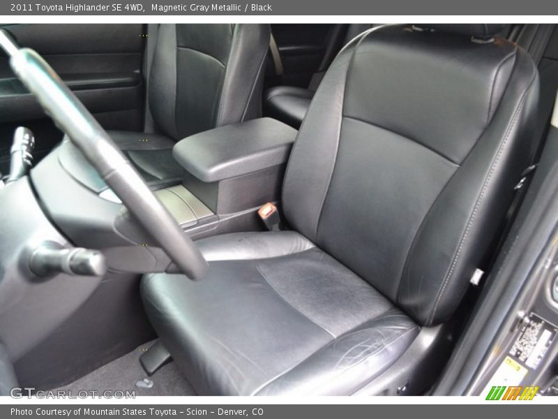 Front Seat of 2011 Highlander SE 4WD