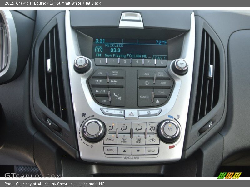 Summit White / Jet Black 2015 Chevrolet Equinox LS