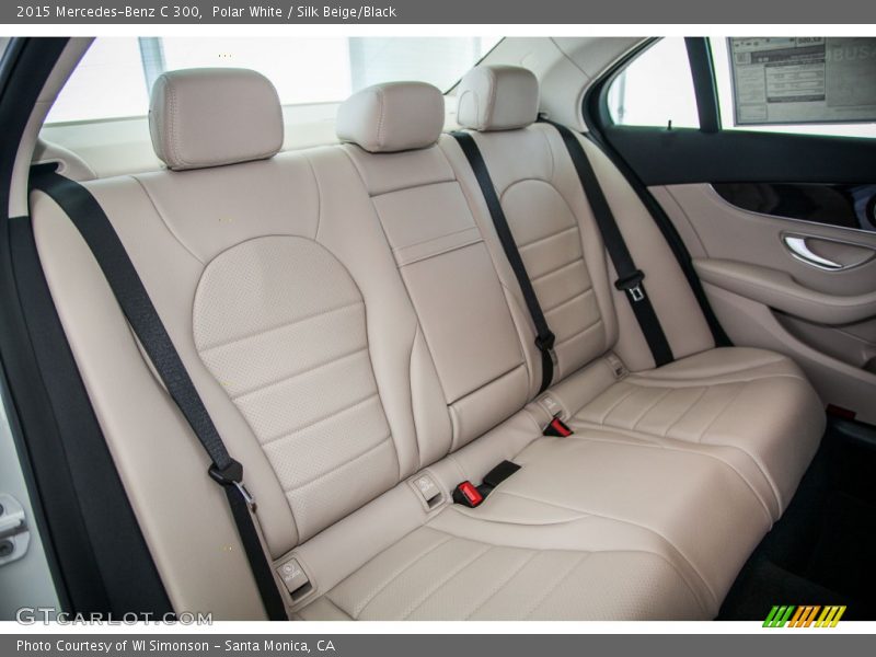 Polar White / Silk Beige/Black 2015 Mercedes-Benz C 300