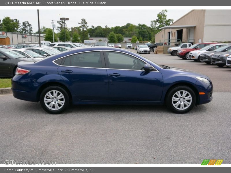 Kona Blue Mica / Black 2011 Mazda MAZDA6 i Sport Sedan