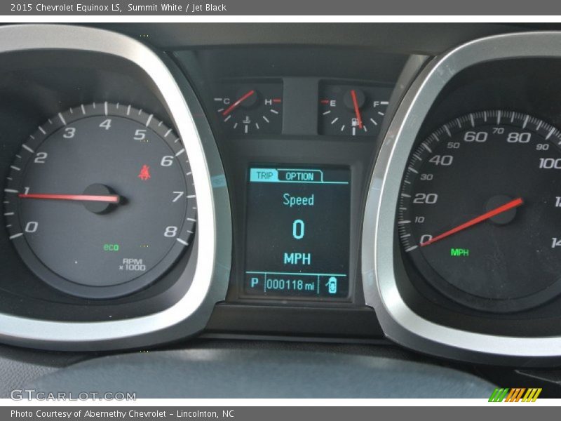 Summit White / Jet Black 2015 Chevrolet Equinox LS