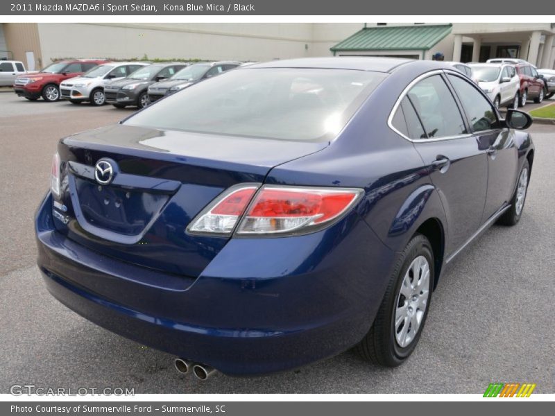 Kona Blue Mica / Black 2011 Mazda MAZDA6 i Sport Sedan