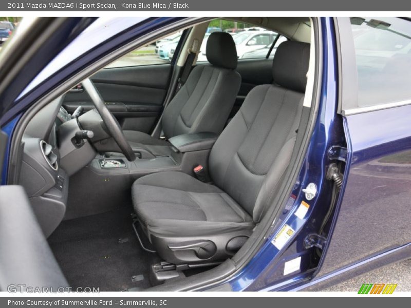 Kona Blue Mica / Black 2011 Mazda MAZDA6 i Sport Sedan