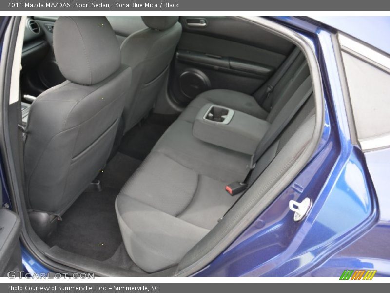 Kona Blue Mica / Black 2011 Mazda MAZDA6 i Sport Sedan