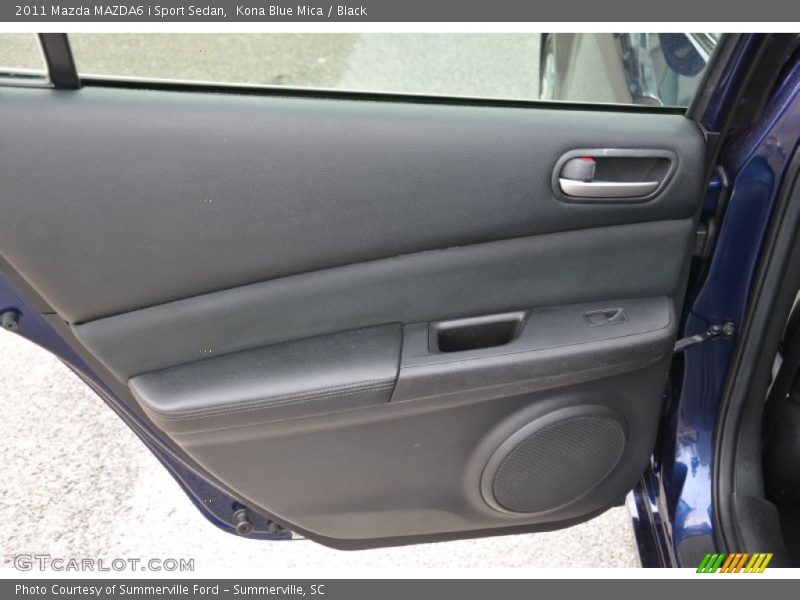 Kona Blue Mica / Black 2011 Mazda MAZDA6 i Sport Sedan