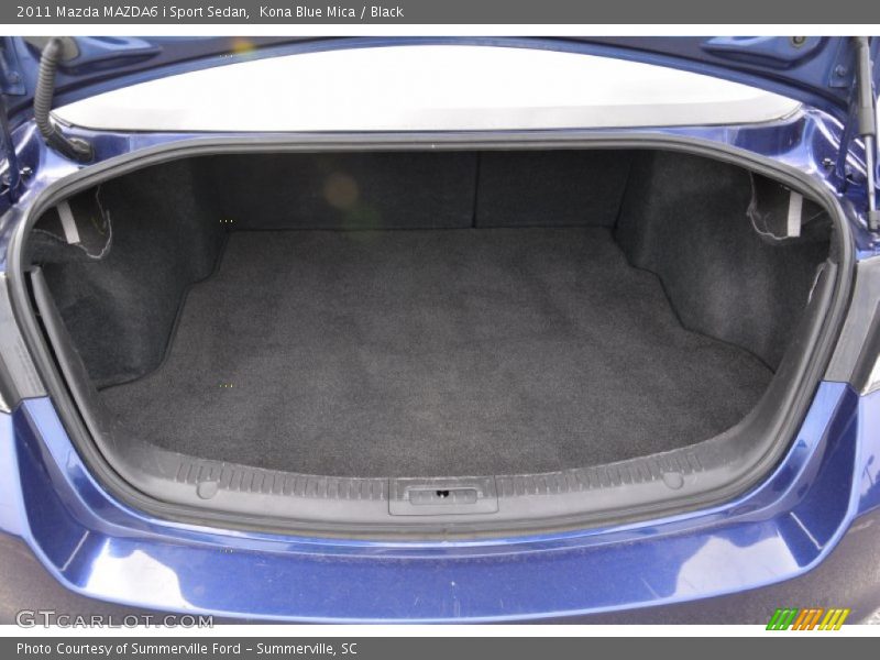 Kona Blue Mica / Black 2011 Mazda MAZDA6 i Sport Sedan