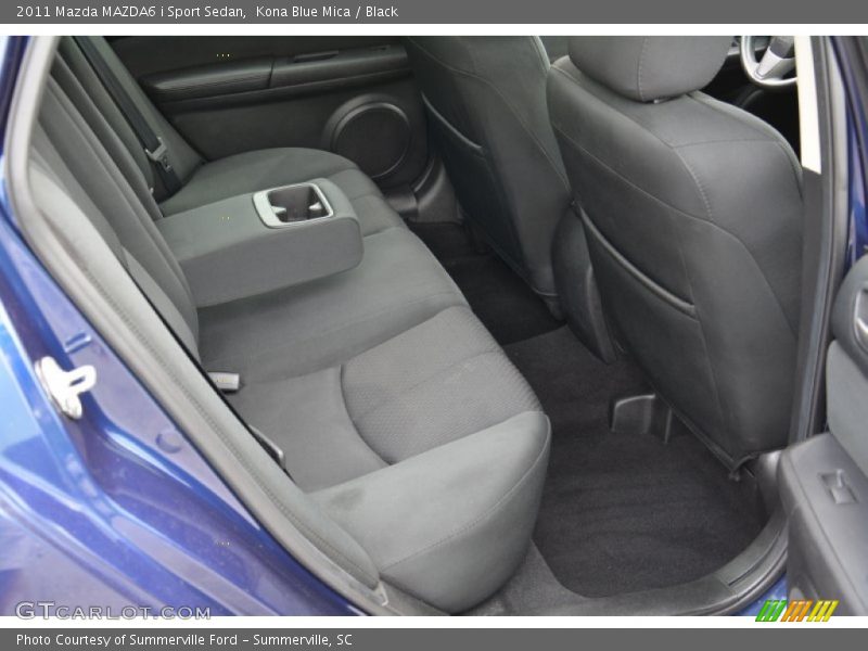 Kona Blue Mica / Black 2011 Mazda MAZDA6 i Sport Sedan